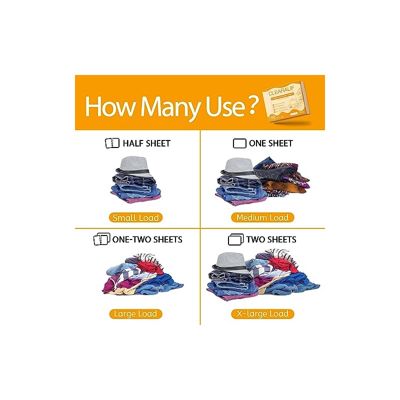 Laundry Detergent Sheets Up to 160 Loads, Amber Dusk -
