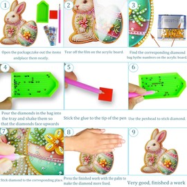 DIY Diamond Art Desk Calendar 2025 Monthly Calendar Kit 2025 Creative Tabletop Calendar