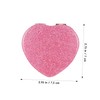 PACKOVE Heart Shape Folding Makeup Mirror Double-Sided Compact Mirror for