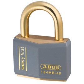ABUS 45414 Nautic INOX Series Solid Brass Padlock with 8405 Alike Keyed - Grey