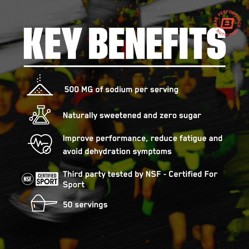 BARE PERFORMANCE NUTRITION BPN Electrolytes Hydration Drink Mix | Sugar