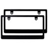 License Plate Frame, Plain, Matte, Black, DIY Original Product, For