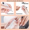 Sina Electric Nail Drill Bit Set Manicure Eco Line White