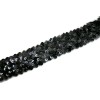 Simplicity 1.75" wide Stretch Sequins Black Gray Sequined Stretchy Trim