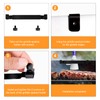 2 Pack Griddle Spatula Holder, Adjustable Stainless Steel Grill Tool