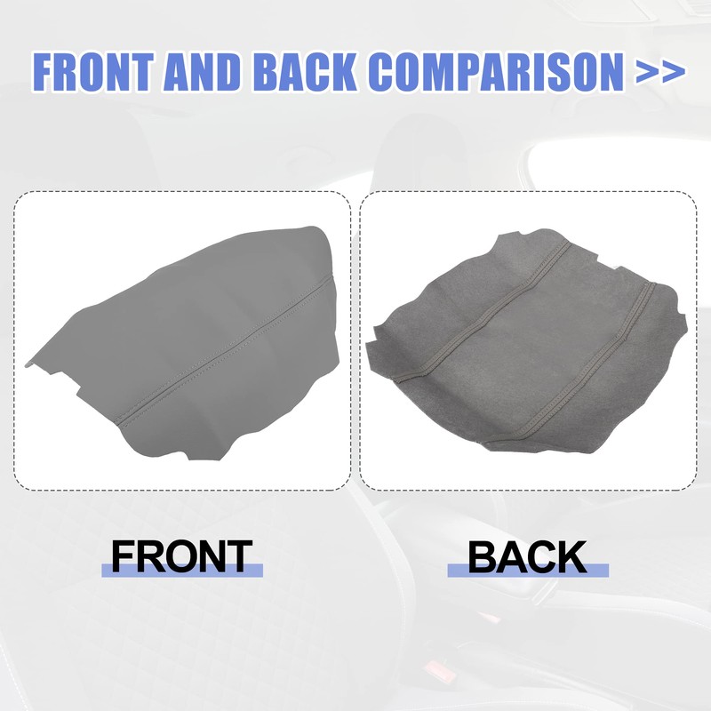 X AUTOHAUX Car Center Console Lid Armrest Seat Box Cover