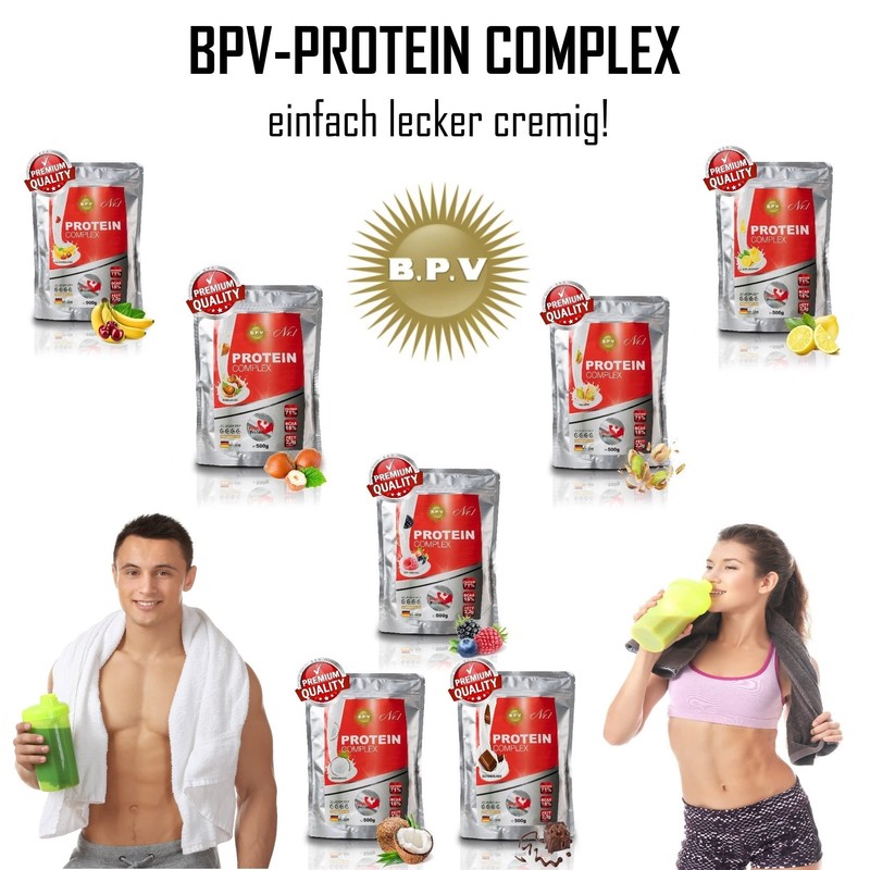 Protein Complex 500g | 3 Komponenten Protein aus (Whey, Casein,
