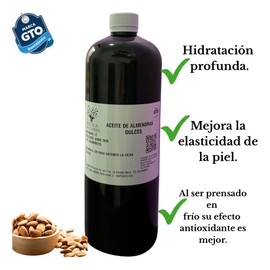 Aceite De Almendras Dulces Prensado En Frío Lt