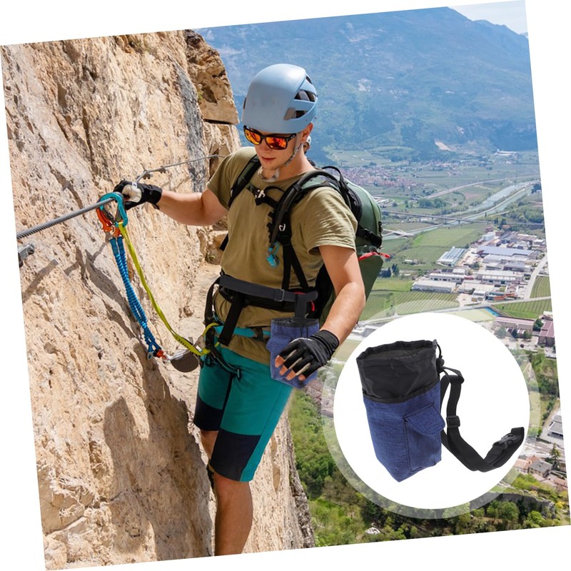 BESPORTBLE Rock Climbing Anti-Slip Powder Bag Climbing Chalk Bucket Chalk