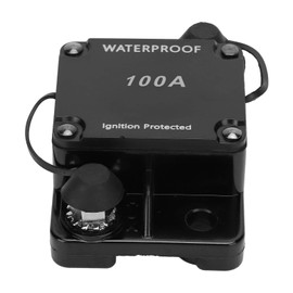 HT‑608 Circuit Breaker Auto Reset Fuse Holder Waterproof Automatic Switch DC12‑24V(100A)