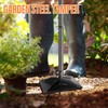 Garden Steel Tamper with 45 Inch Handle, Hand Ground Tamper