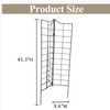 Scendor 3-Panel Folding Garden Trellis 45.3" H x 9.6" W,