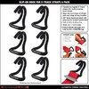 SNAP-LOC E-Track Strap Slip-On Hook Adapter 6-Pack, Logistic Tie-Down for