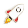 These Are Things Rocketship Enamel Pin