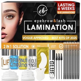 Elevate The Beauty Kit de Laminación de Cejas | Kit de Laminación de Cejas DIY en Casa para un Lifting Instantáneo | Suministros Profesionales para Ce