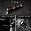 SKYFIRE Rechargeable Flashlight High Lumens,8000mAh Super Bright Flashlight,Zoomable,4 Modes,Waterproof LED