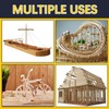 150 Pcs Balsa Wood Sticks 1/8 x 1/8 x 12