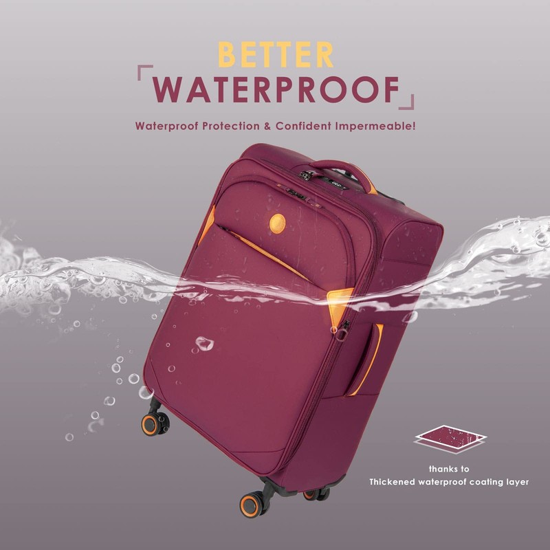 Verage Ultralight, Burgundy, Carry-On 20-Inch