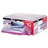 Ziploc 682257 Double Zipper Bags, Plastic, 1gal, 1.75mil, Clear w/Write-On