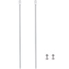 Kichwit 15.7" Metal Stakes for Yard Signs, 5/16 Inch Thickness,