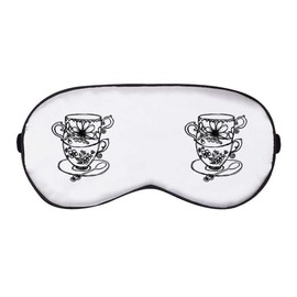 'Stacked Teacups' Sleep/Travel Eye Mask (EY00002483)