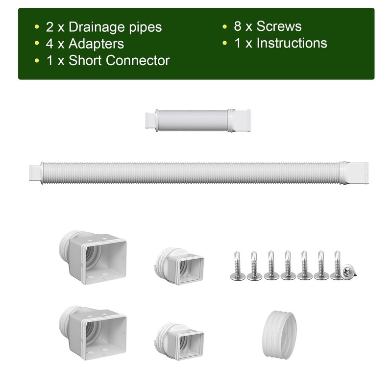 Ogutter Rain Gutter Downspout Extensions, Downspout Extender for Rainwater Drainage