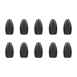 Angelgewichte, 10 Stück Bullet Angelgewichte Sinkers Kit, Wurm Gewichte aus Wolframstahl mit Glatter Innenbohrung zum Bassangeln