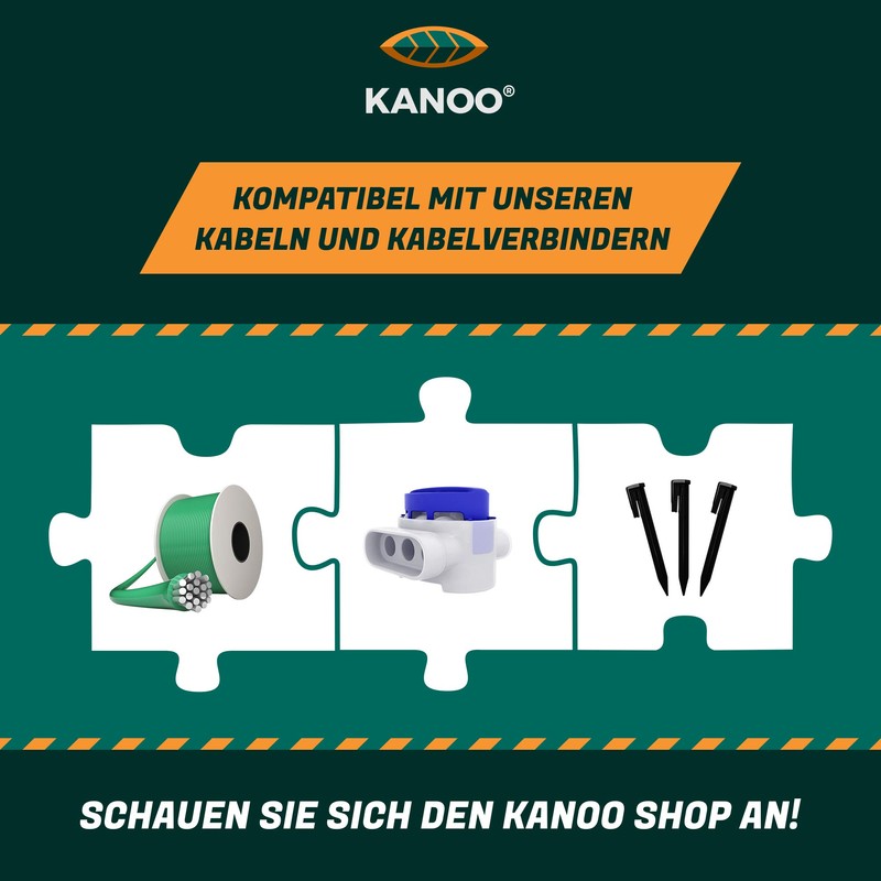 kanoo® Ground Pegs for Robotic Lawnmower Boundary Cable - Ground