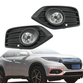WFLNHB Left & Right Fog Lights Repalcement for HRV 2019-2022 Fog Lights Lamps with Covers & Switch & Wiring Harness 71108T7AJ00, 71107T7AJ00