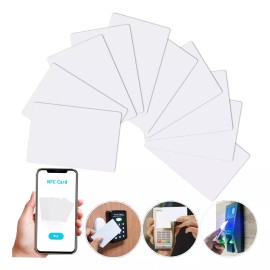 ntag215 Tarjeta Nfc Ntag215 Etiqueta Pvc Plastico Imprimible Blanco