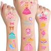 JoyAura Princess Temporary Tattoos for Kids - 8 Sheets 320