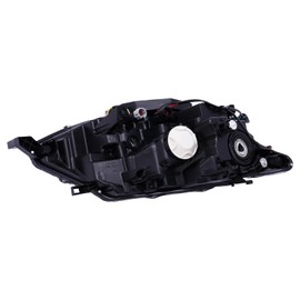 Halogen Headlights Assembly RH Front Head lamps for Nissan Rogue 2017 2018 2019 Right Passenger Side Headlamps Replacement Black Housing 260106FL0A NI2503254 (Right Passenger Side)