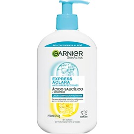 Garnier Crema Limpiadora Facial Express Aclara Salicílico Ceramidas 250ml
