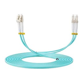 Elfcam - Fiber Optic Cable LC/UPC to LC/UPC, OM3 Multimode Duplex 50/125um LSZH, 7M
