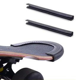 IWONDER - Protector de cubierta para monopatín, protección de borde largo, tira de parachoques de cubierta, cubierta de goma duradera que absorbe los golpes con agarre protector de nariz y protector