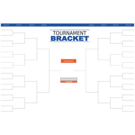 Copy King Reusable Dry Erase 32-Team Tournament Bracket Poster 24x36