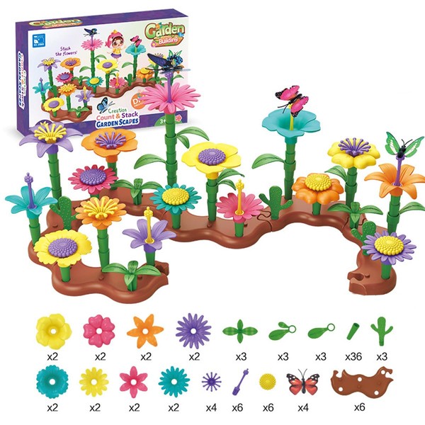 Nicear 90-piece Indoor and Outdoor Flower Building Set DIY Bouquet