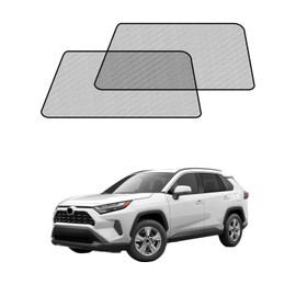 Car Window Shades for Toyota RAV4(2019-2025), 2-Pack Rear Window Sun Shades for Baby – Breathable Mesh, UV & Heat Blocker, Privacy Protection for Camping, Travel, Sleep & Nursing