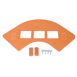 Radius Jig Router Template R15 R30 R100 R200 Woodworking Corner Radius Guide for Cabinet Wardrobe Corners Switch Holes