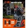 NOVSIGHT Jump Starter with Air Compressor - 6250A Portable Battery