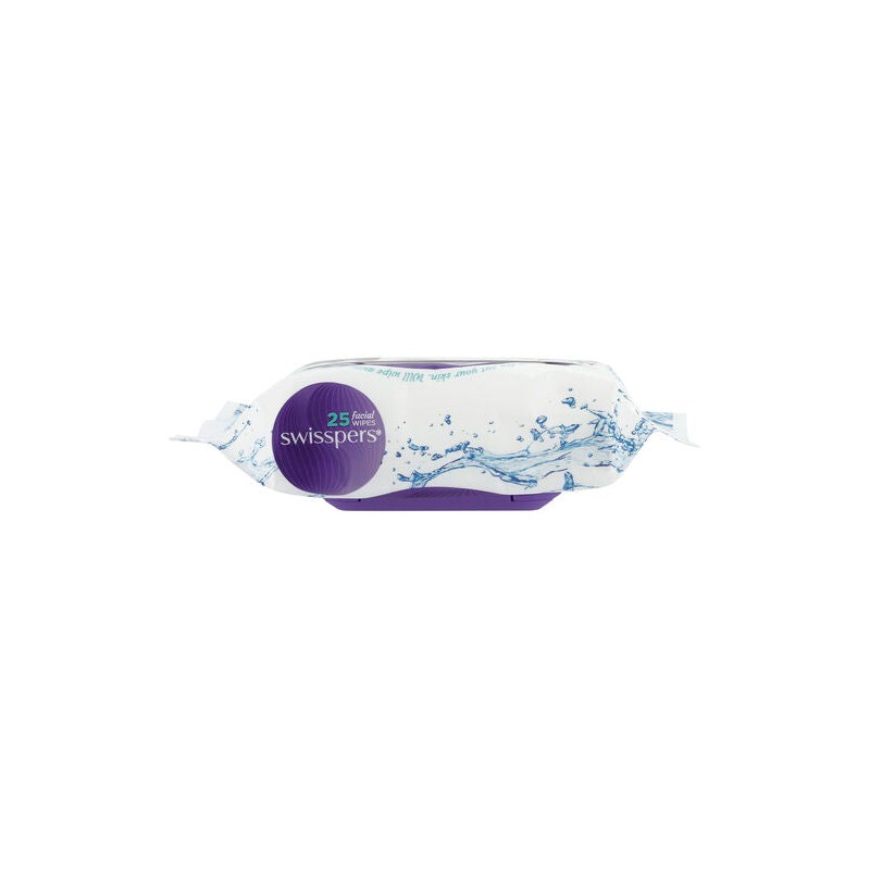 Swisspers Original Facial Wipes 25 Pack