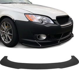 FINDAUTO PU Car Front Lip Body Kits Universal Matte Black Front Bumper Lower Lip Splitter Spoiler