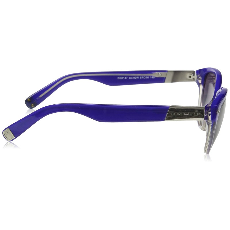 Dsquared Women’'s Sonnenbrille DQ0147 92W Sunglasses, Blue (Blau), 57