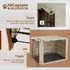HiCaptain HiCaptain Polyester 24in Dog Crate Cover - Durable Windproof
