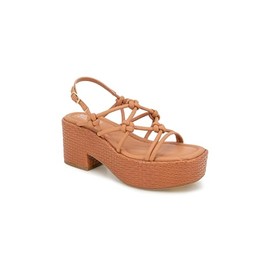 Kenneth Cole REACTION Women's Essa Knots Sandal, Rust, 11