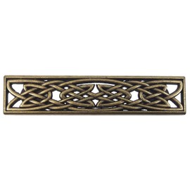 GENUINE TEXAS BRAND Classic Celtic Knot Drawer Handles in Antique Brass