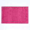 HOMESCAPES Imperial Plain Rasberry Bath Mat 50 x 80 cm