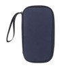 Card Wallet Waterproof Multi Slots Zipper Closure Soft PU Leather