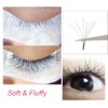NAGARAKU Easy Fan Premade Fans Eyelash Extensions 3 Layers Self