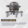 KUSATEC 512570 2pcs Rear Wheel Bearing and Hub Assembly Compatible